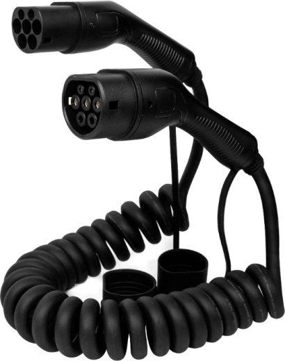 Spirálový nabíjecí kabel Type 2 Defenzo Spiro AC 11 kW, 5 m