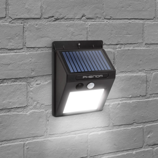 Solární nástěnné světlo s pohybovým senzorem a COB LED