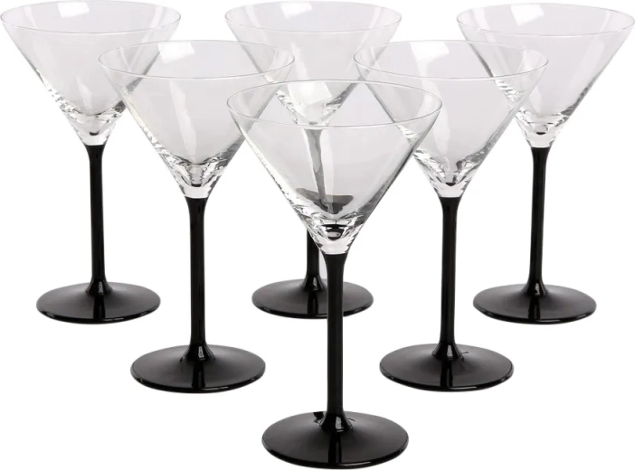 Onyx sada 6 sklenic na martini 260 ml
