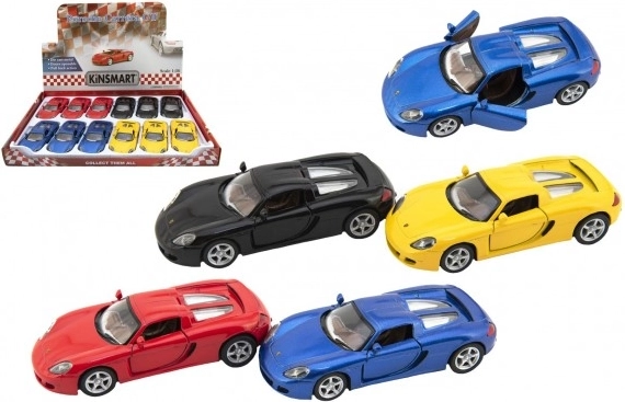 Kovový model auta Porsche Carrera GT 1:36 na zpětný chod