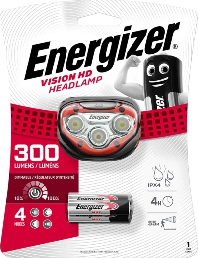 Čelovka ENERGIZER Vision HD 300 lm