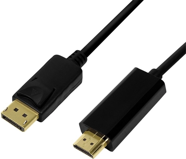 Kabel LogiLink DisplayPort 1.2 na HDMI 1.4, 2 m, černý