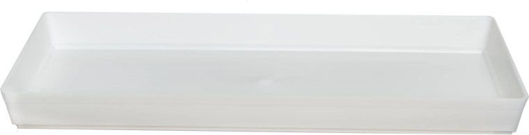 Miska pod truhlík 60 cm hnědá plastová