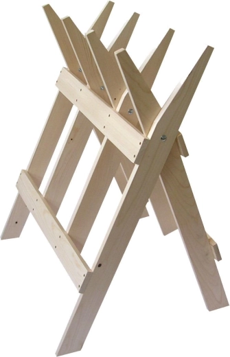Dřevěná skládací koza 100 × 90 cm ze smrkového dřeva