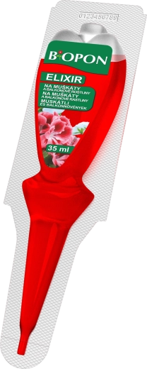 Hnojivý elixír BOPON pro muškáty a balkonové rostliny 35 ml