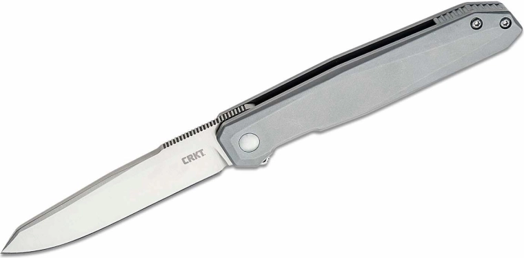 CRKT Facet stříbrný kapesní nůž 8,6 cm, celokovový