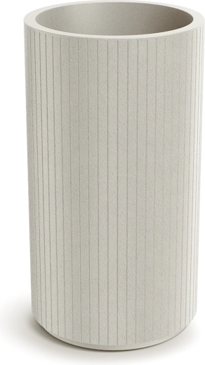 Květináč Coro Round High 40 cm – písková barva