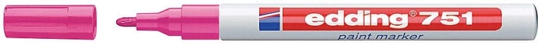 Lakový popisovač růžový Edding 751