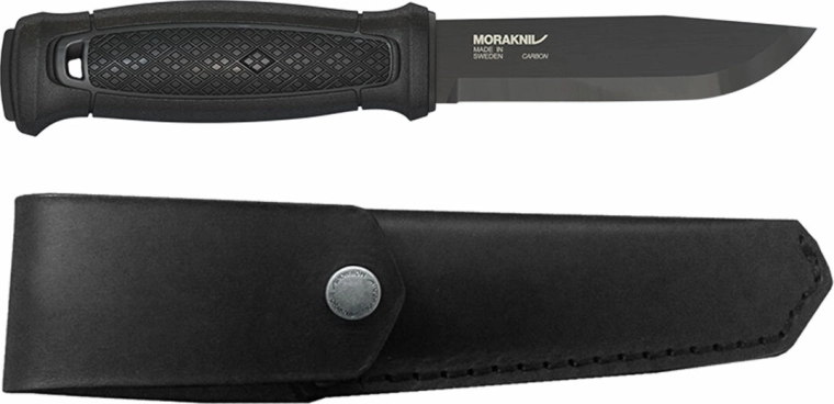 Morakniv Garberg Black Carbon outdoor nůž 10,9 cm s koženým pouzdrem