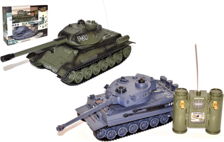 Historická RC tanková bitva 25 cm