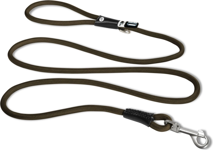 Curli komfortní lanové vodítko pro psy comfort brown m