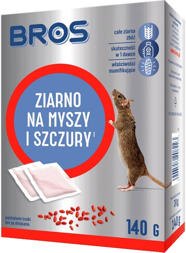 Bros zrno proti myším a potkanům 140 g