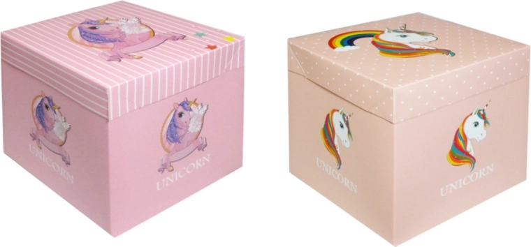 Dárková krabička s jednorožcem