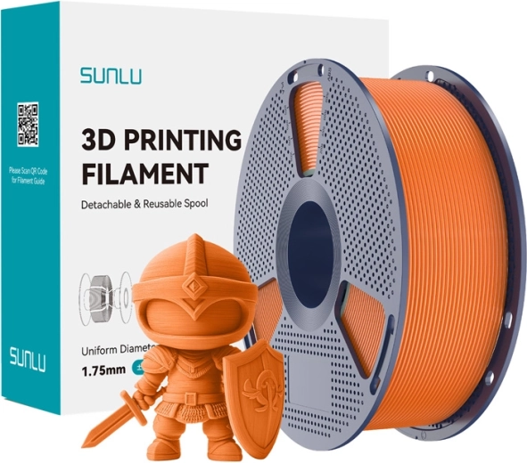 Sunlu PLA+ filament slunečně oranžový