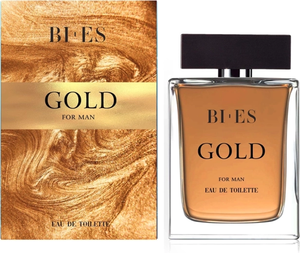 Pánská toaletní voda BI-ES Gold 90 ml