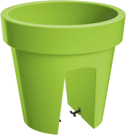 Květináč na zábradlí LOFLY Railing 24,5 cm limetkový