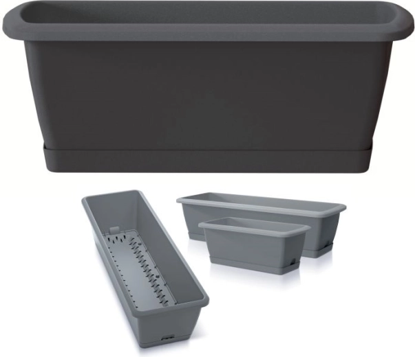 Truhlík se samozavlažovacím systémem Respana Easycare 59,3 cm antracit