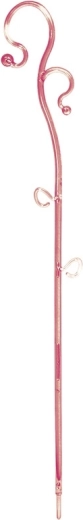Podpěra na orchideje Decor III růžová transparentní 39 cm