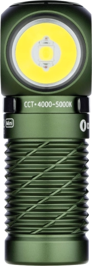 Čelovka a EDC svítilna OLIGHT Perun 2 Mini OD Green s červeným světlem