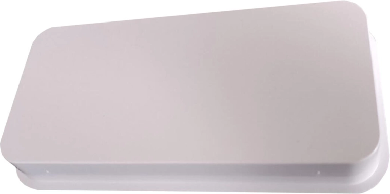 Plochá zátka 110 × 55 mm z plastu pro potrubí