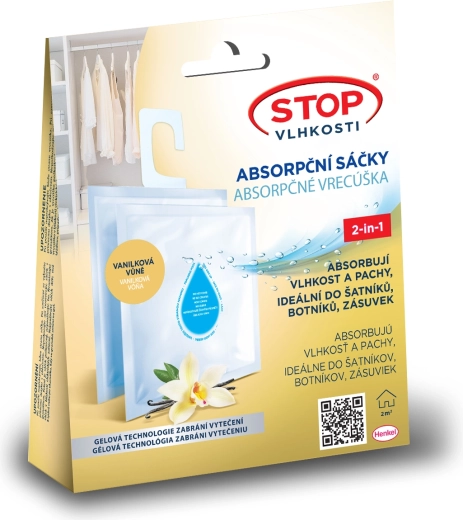 Ceresit Stop vlhkosti – absorpční sáčky s vůní vanilka 2×50 g