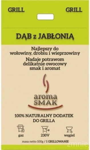 Kouřový granulát dub s jabloní AROMA SMAK