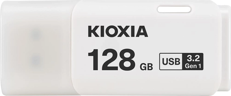 USB flash disk KIOXIA TransMemory U301 128 GB USB 3.2 Gen 1 bílý