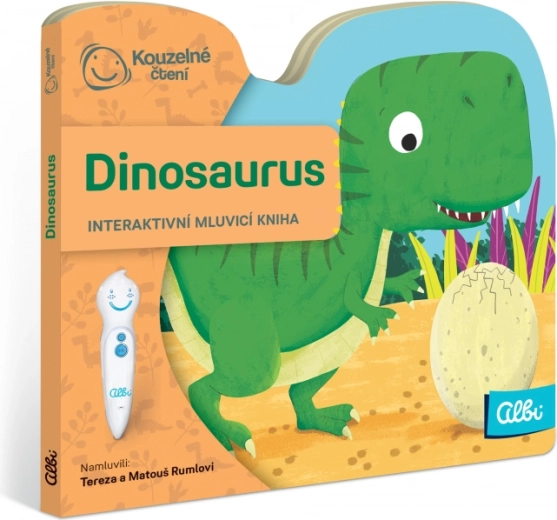 Albi Kouzelné čtení minikniha s výsekem: dinosaurus