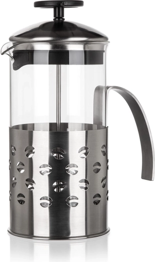 French press STACEY 1 l sklo a nerez