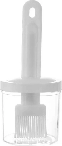 Silikonový kuchyňský štětec s dávkovací lahvičkou na olej