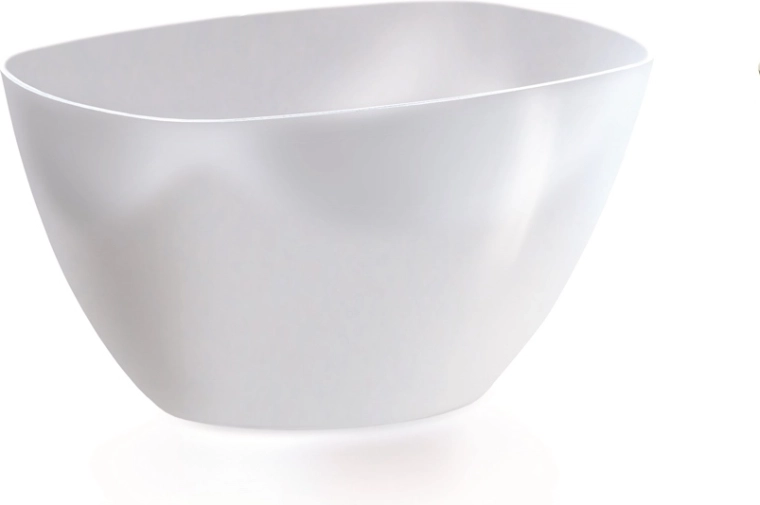 Plastová mísa na orchideje Coubi Orchid 19,8 cm bílá