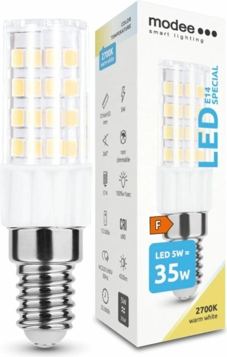 Modee LED žárovka Special Ceramic 5 W E14, 420 lm, teplá bílá