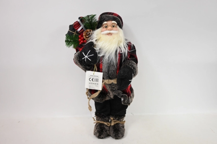 Vánoční figurka Santa Claus (dědeček mráz) 45 cm