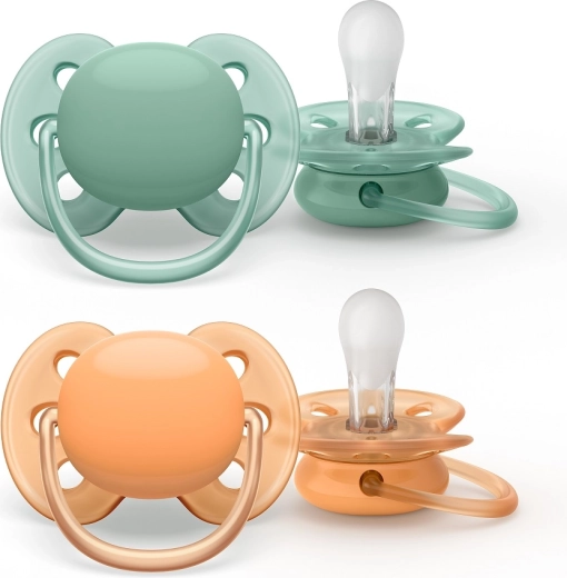 Philips Avent šidítko Ultrasoft Premium 0–6 měsíců, neutrální, 2 ks