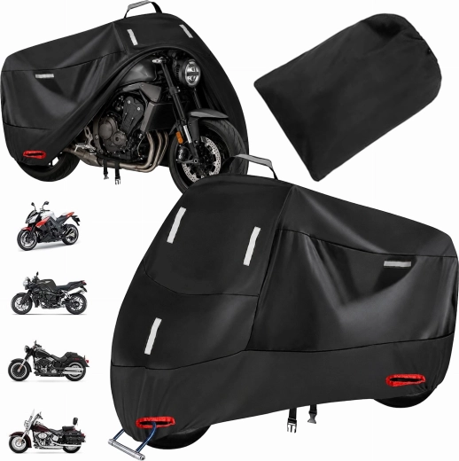Univerzální voděodolná plachta na motocykl a skútr xxxl 265 × 105 × 125 cm