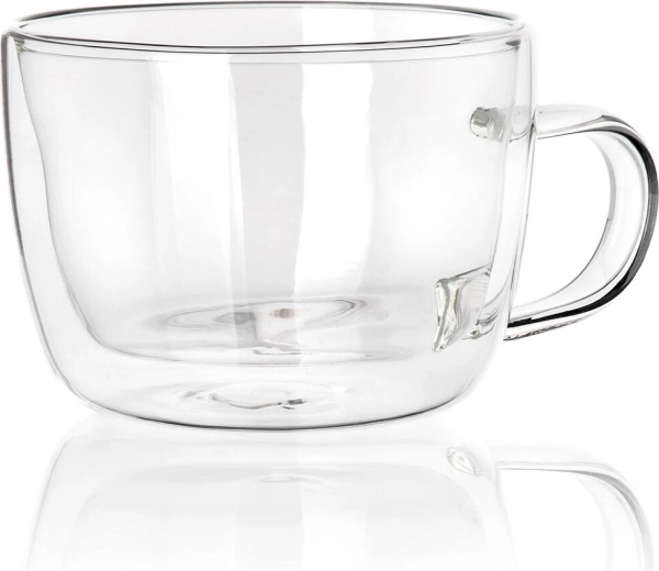 Skleněný dvoustěnný hrnek DOBLO 310 ml