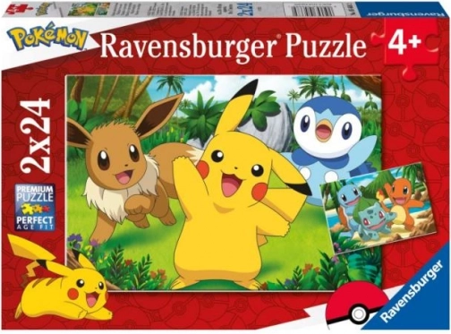 Puzzlí Pokémony 2x24 ks