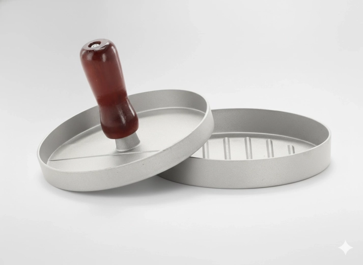 Lis na hamburgery s dřevěnou rukojetí 11,8 × 2 × 7,2 cm