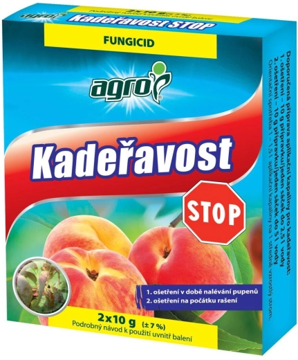 Stop kadeřavosti broskvoní 10 g + 10 g – dvoufázová ochrana