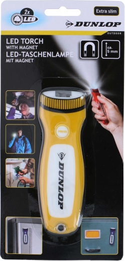 Svítilna DUNLOP 2× LED s magnetem