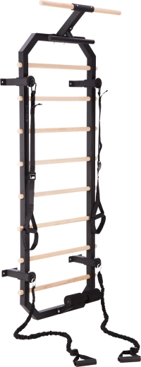 Multifunkční nástěnné žebřiny s příslušenstvím HMS