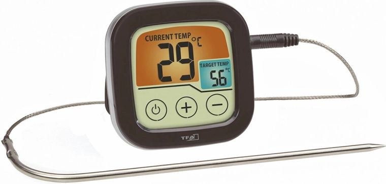 Digitální teploměr na pečení a grilování s nerezovou sondou