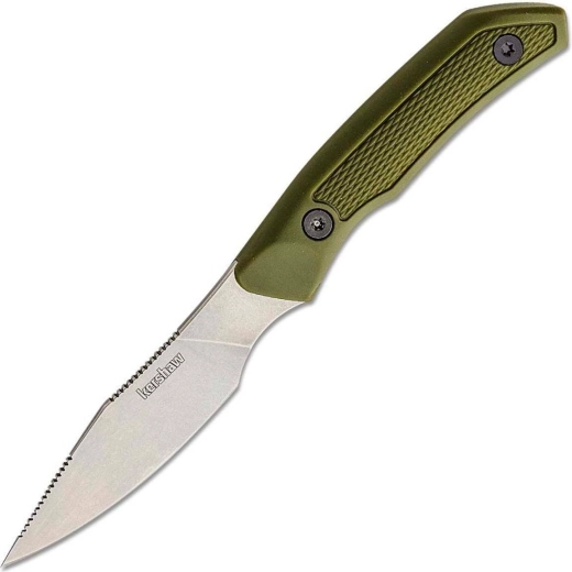 Kershaw Deschutes Caper lovecký nůž 8,4 cm se stonewash čepelí a pouzdrem