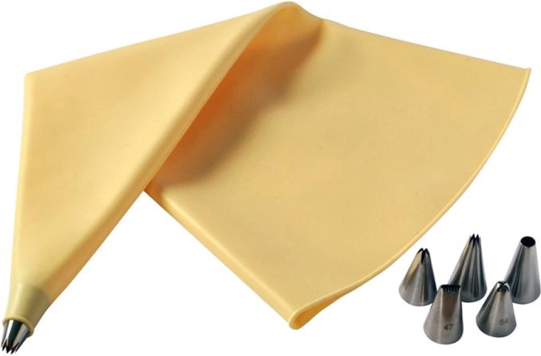 Silikonový zdobicí sáček TORO se 6 tryskami