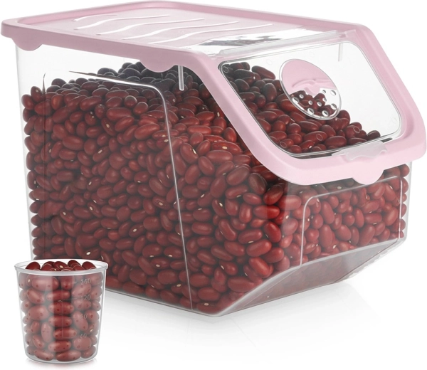 Průhledná nádoba na ovoce a zeleninu s víkem 12 l