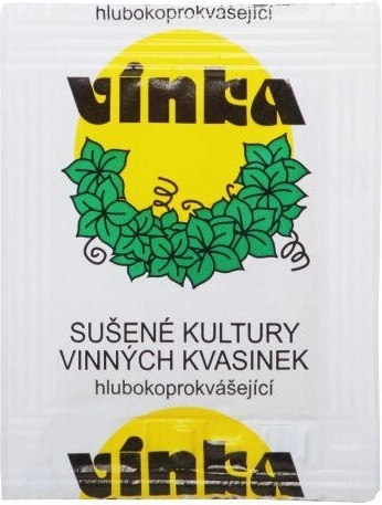 Vinné sušené kvasinky Vínka 0,6 g