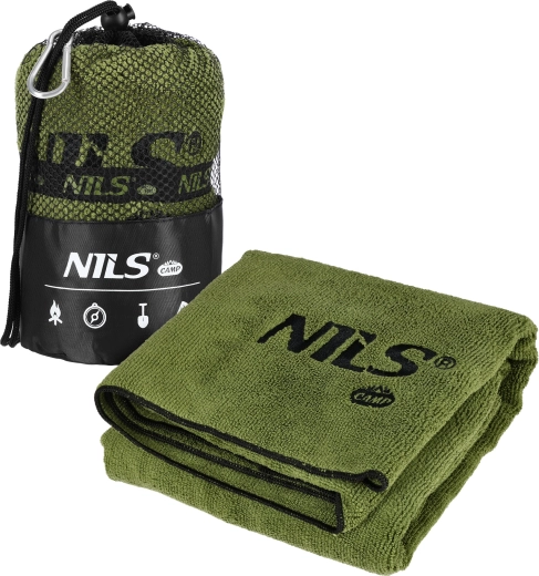 Froté rychleschnoucí ručník NILS Camp khaki 120 × 60 cm