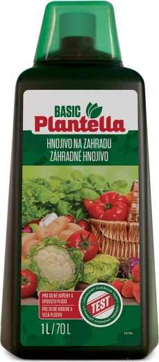 Kapalné biostimulantní hnojivo pro zeleninu a zahradu 1 l Plantella Basic
