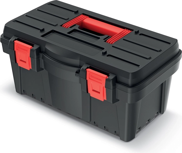 Plastový kufr na nářadí s vyjímatelnou přihrádkou DARK 50