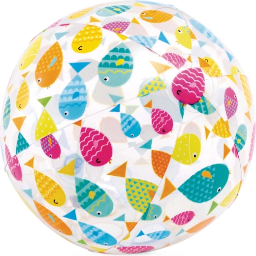Nafukovací plážový míč veselé rybky 51 cm INtex